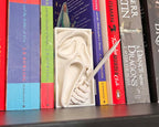 Ghost face book nook paintable shelf insert for slasher movie fans