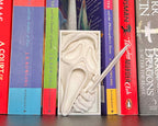 Ghost face book nook paintable shelf insert for slasher movie fans