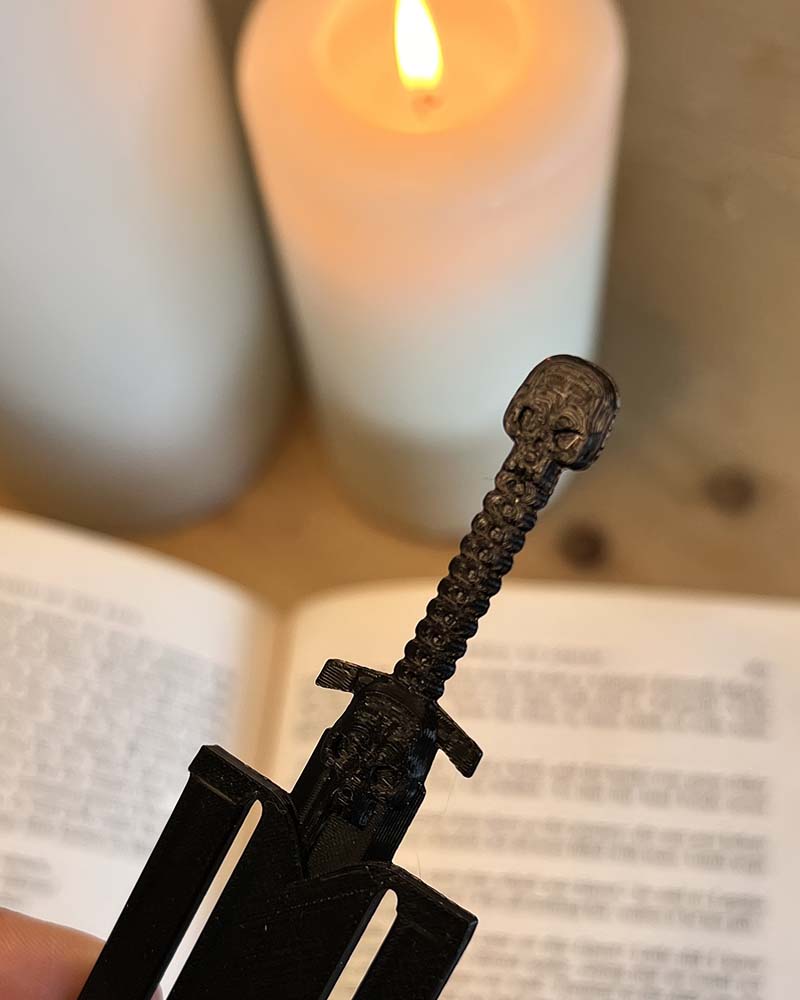 Warhammer grimdark sword bookmark bundle, gifts for warhammer fans, cute gifts for men, 3d Printed eco friendly bookmarks by Ryan does 3D