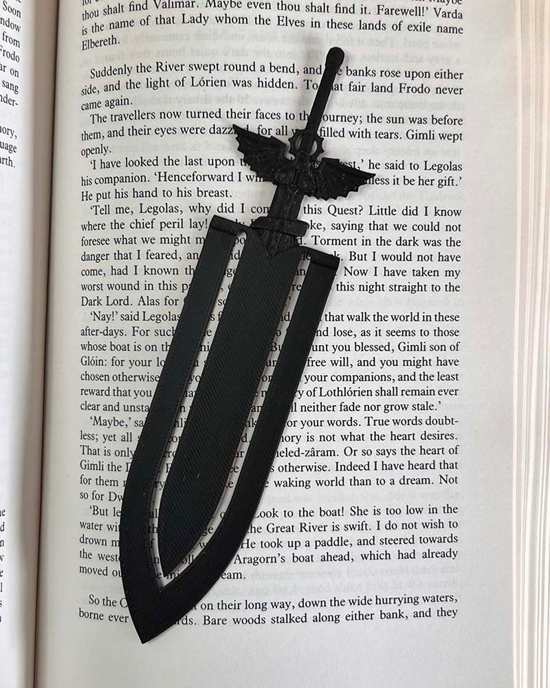 Warhammer grimdark sword bookmark bundle, gifts for warhammer fans, cute gifts for men, 3d Printed eco friendly bookmarks by Ryan does 3D