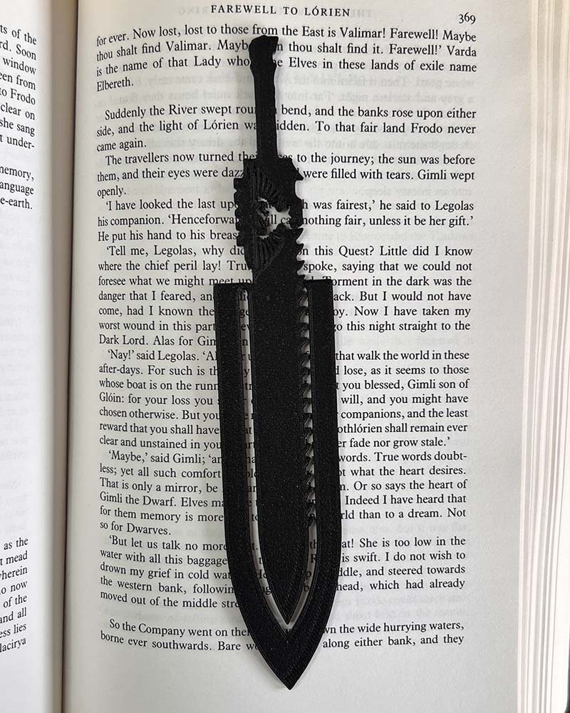 Warhammer grimdark sword bookmark bundle, gifts for warhammer fans, cute gifts for men, 3d Printed eco friendly bookmarks by Ryan does 3D