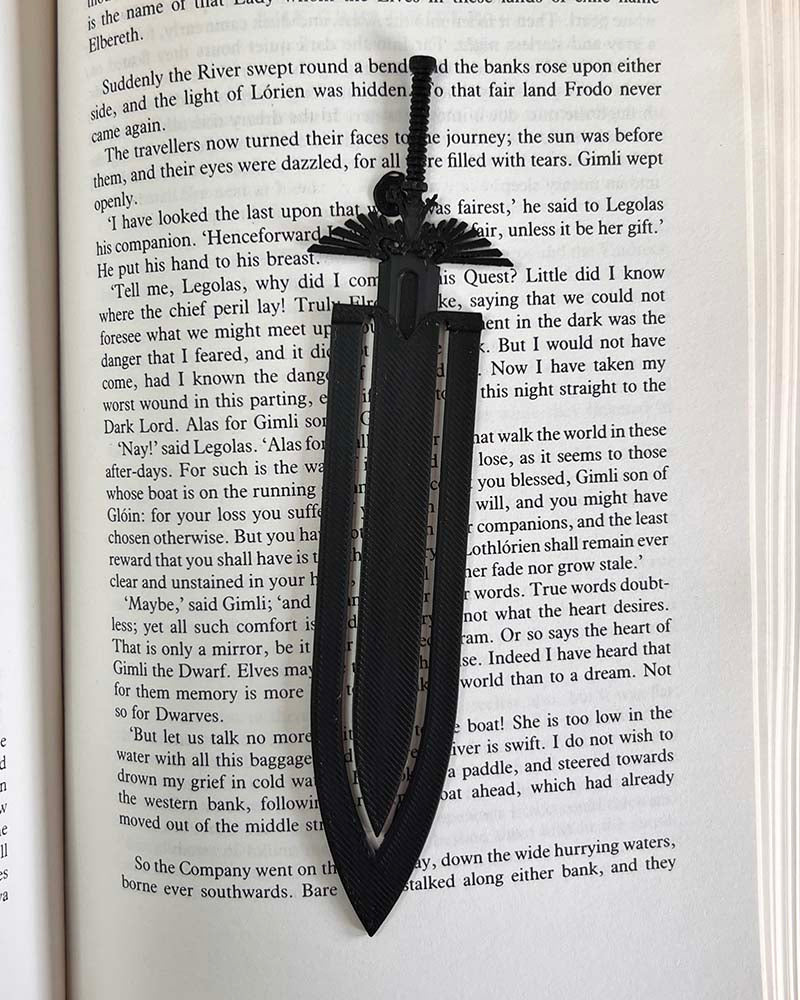 Warhammer grimdark sword bookmark bundle, gifts for warhammer fans, cute gifts for men, 3d Printed eco friendly bookmarks by Ryan does 3D