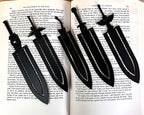 Warhammer grimdark sword bookmark bundle, gifts for warhammer fans, cute gifts for men, 3d Printed eco friendly bookmarks by Ryan does 3D