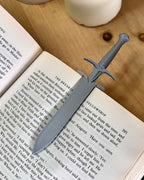 Lord of the ring sword book marks 3d printed in sustainable PLA by Ryan does 3D