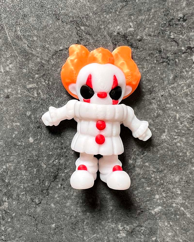 Mini Pennywise horror clown figure