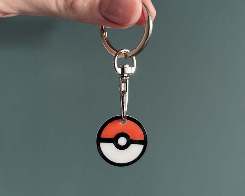 pokeball pokemon ball trolley coin for uk and europe trolley token slots