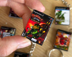 Ratchet and Clank playstation 2 retro mini game case keychain