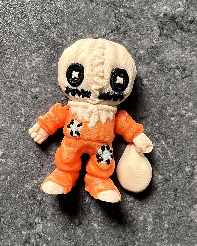 Mini Sam Trick ’r Treat figure, Trick ’r Treat horror movie collectable