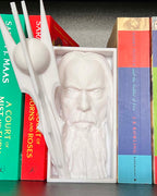 Saruman with staff book nook for lord of the rings fans home decor