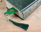 Tolkien Symbol Bookmark with tassel - Lord of the Rings Bookmark - 3D printed - Small gifts for lord of the rings lover fans -
