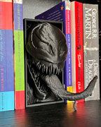 Venom with tongue out book nook