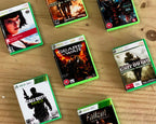 Miniature Xbox 360 game case keyring with classic cover art – retro gaming collectable gift for gamers, handmade in the UK.