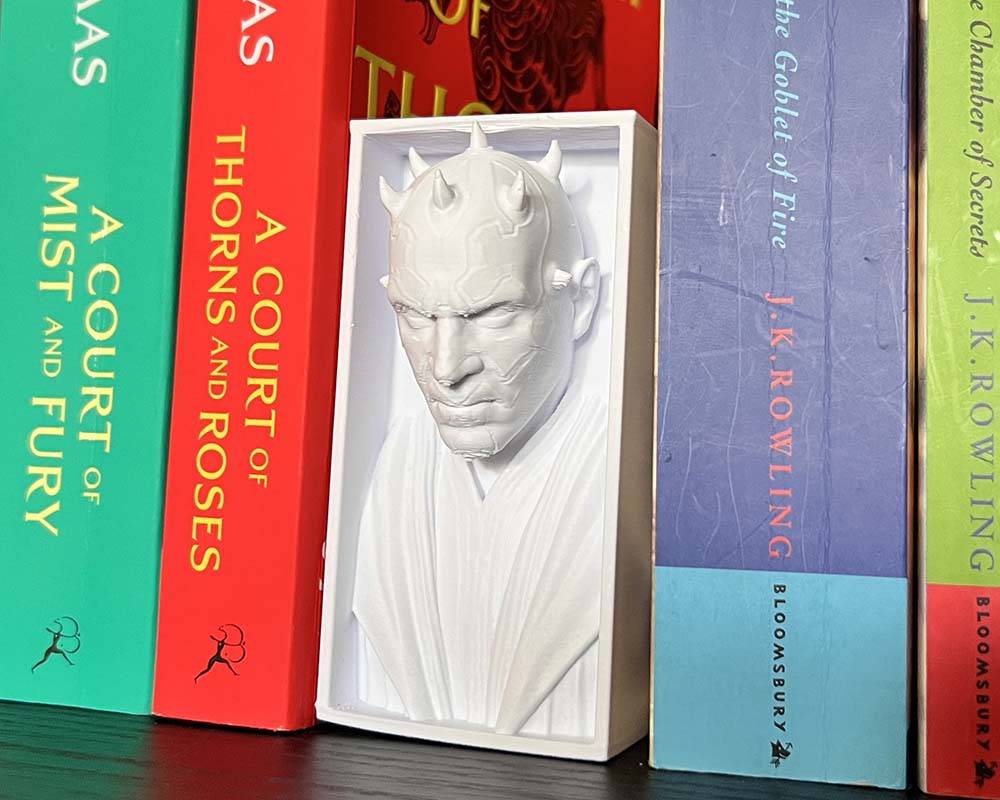 Star Wars villain bookshelf insert for sci-fi fans