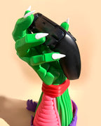 Piccolo hand controller holder Dragon Ball Z stand Anime gaming stand for Xbox PlayStation Switch controllers 3D printed Piccolo hand grip controller holder Dragon Ball Z Piccolo hand gaming display accessory Anime-inspired controller holder gift for gamers
