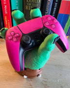 3D printed orc hand holding PlayStation controller